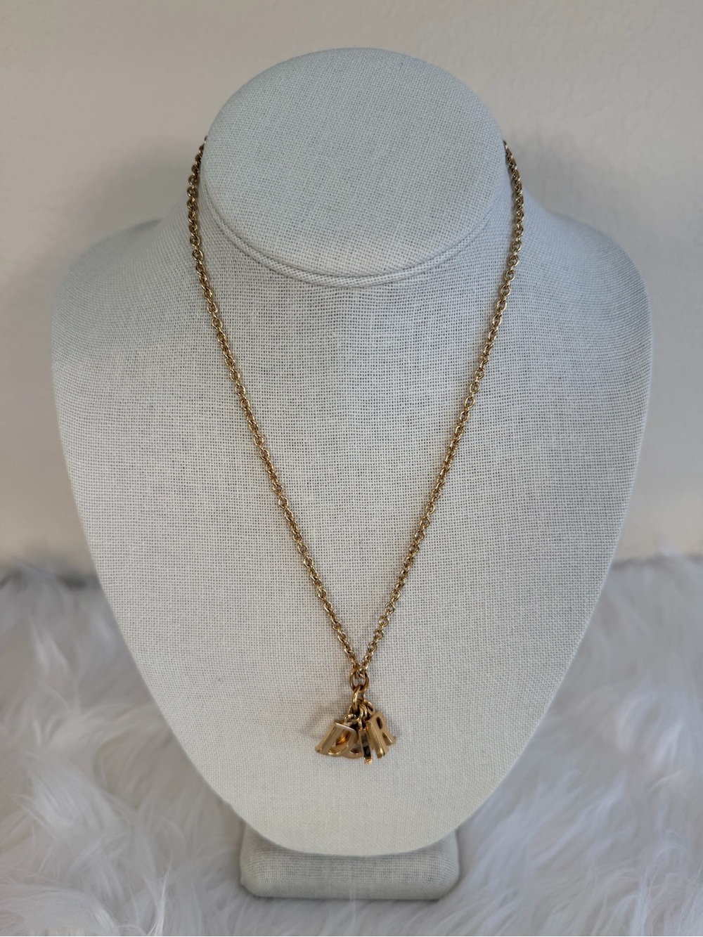 Gold Letter Charm Pendant Necklace - Women Jewelry